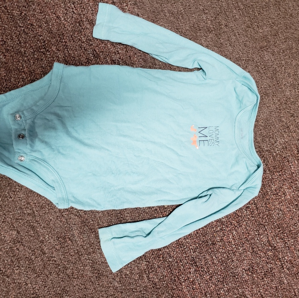 Blue fox onesie